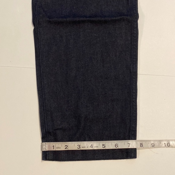 Lucky Brand SZ 33 Flat Front Trouser Style Denim Blue Pants New D37 - Picture 15 of 16